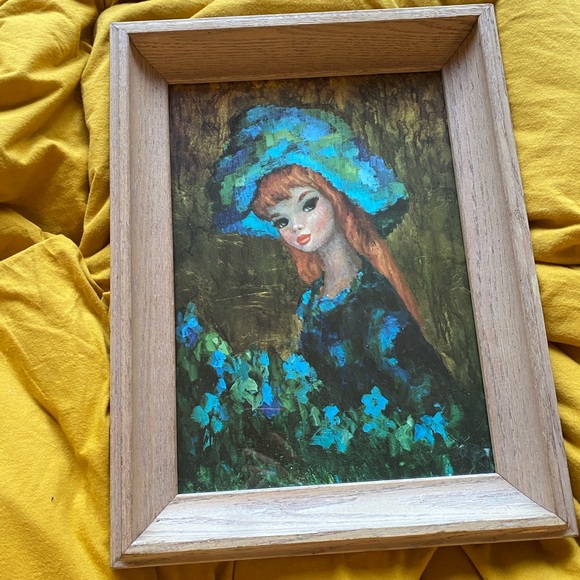 Other - 1960s MCM Print of a Girl